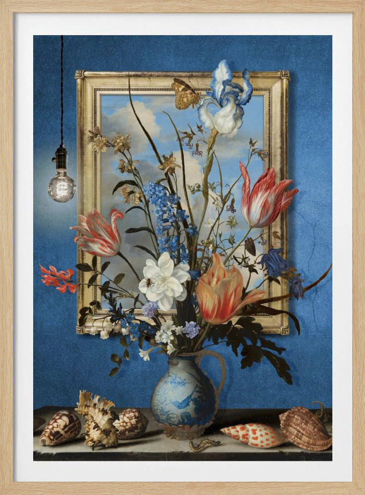 Een stilleven in Delft | Poster