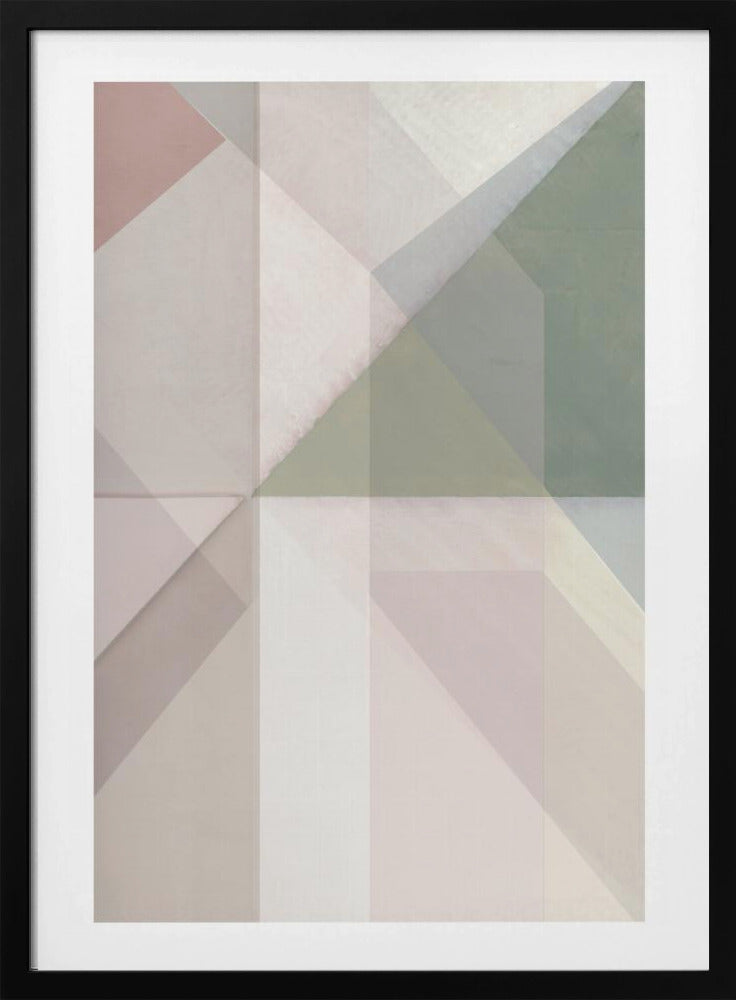 Subtiel verschuivende vlakken | Poster