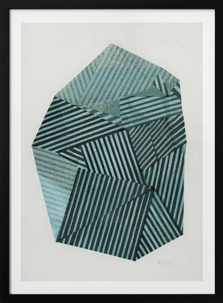 Gestreepte Steen II. | Poster