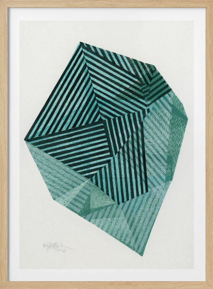 Gestreepte Steen I. | Poster