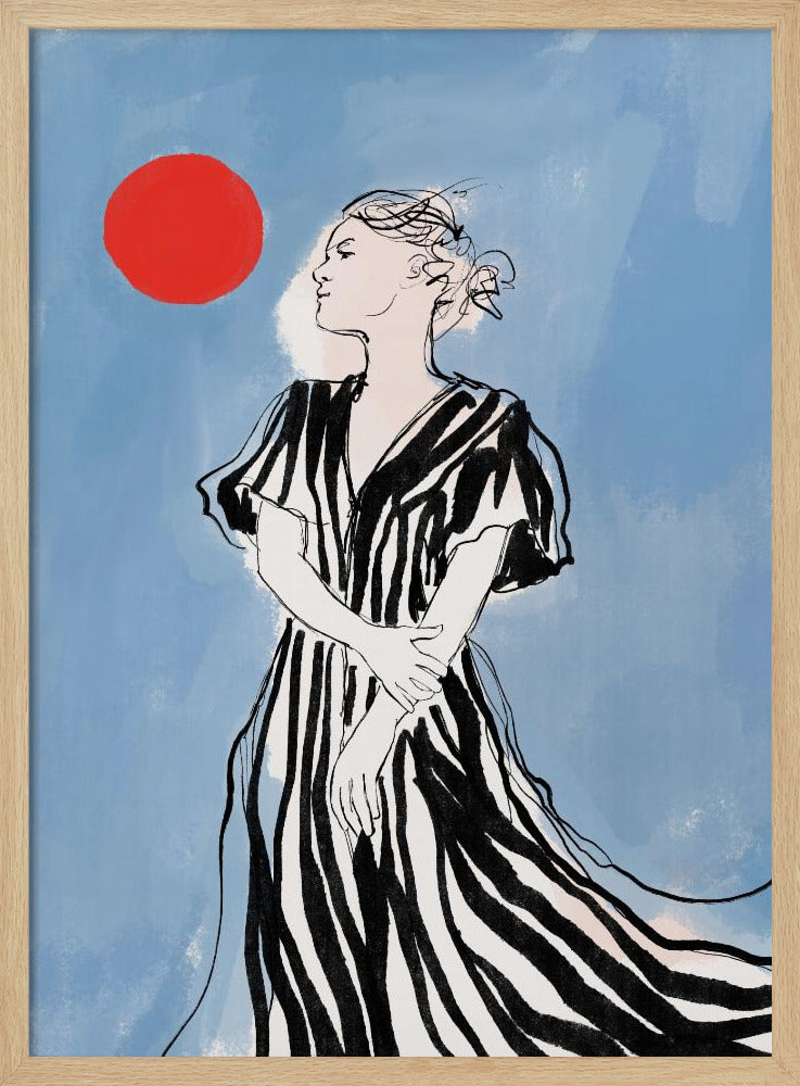 Serene Stripes | Poster
