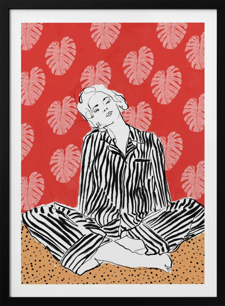 Sereniteit in strepen | Poster