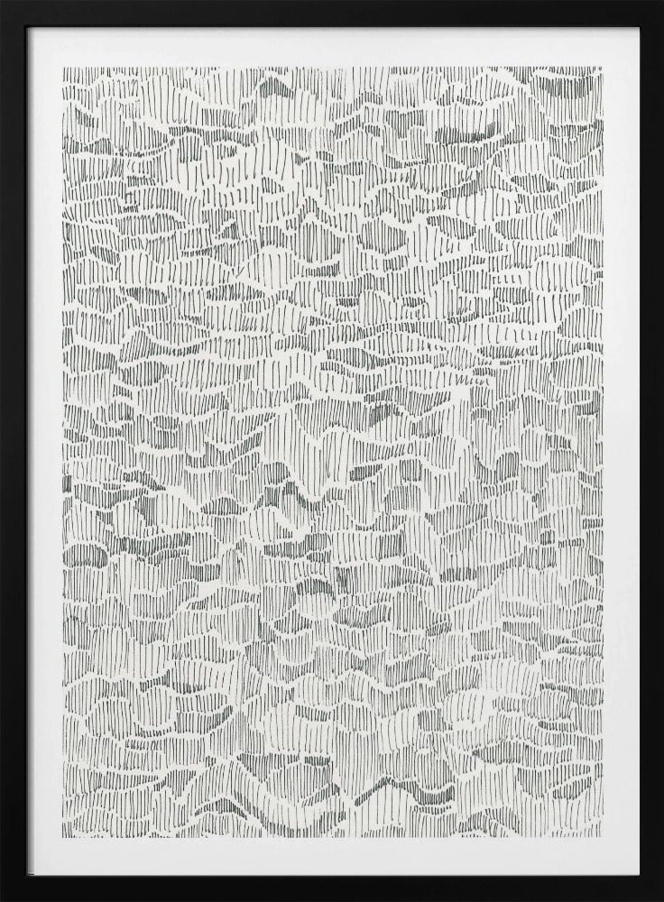 Reflecties op water Doodle | Poster