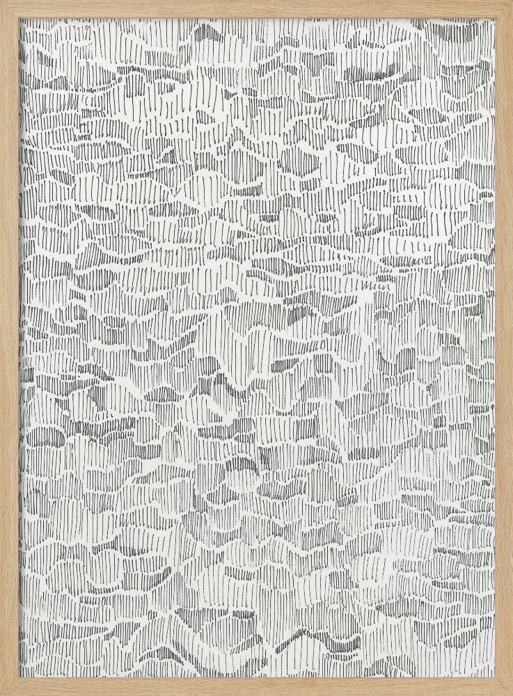 Reflecties op water Doodle | Poster