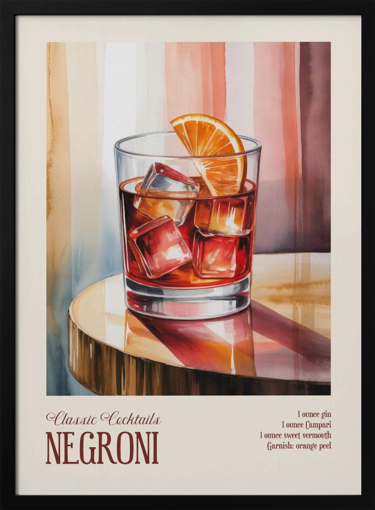 Klassieke cocktails - Negroni | Poster