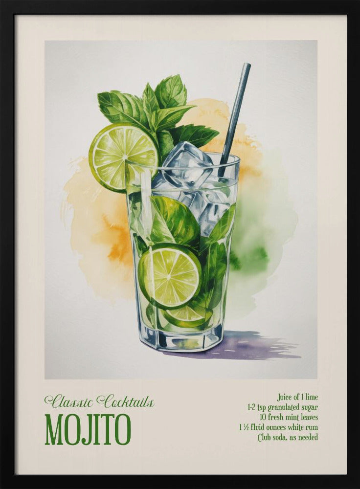 Klassieke cocktails - Mojito | Poster