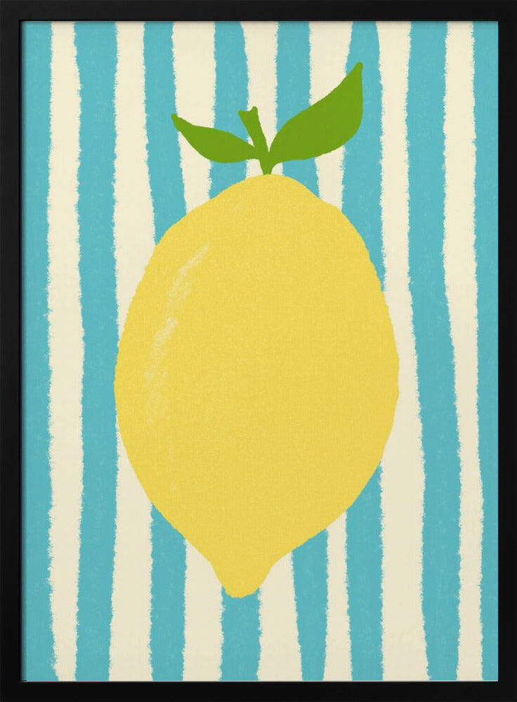 Limone lichtblauw | Poster