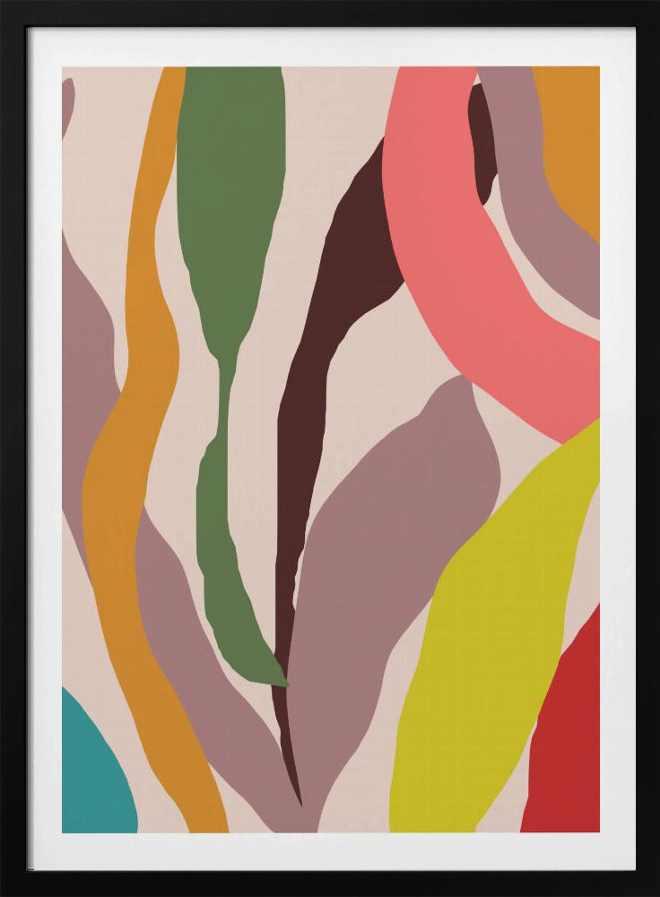 Abstracte tuin | Poster
