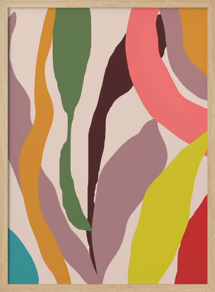 Abstracte tuin | Poster