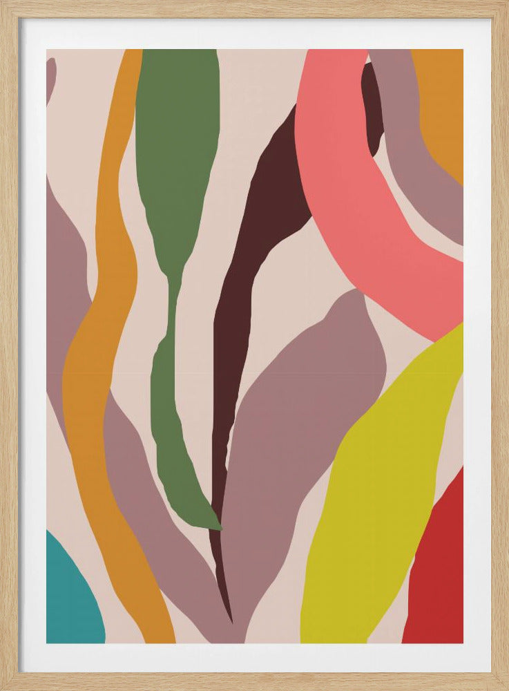 Abstracte tuin | Poster