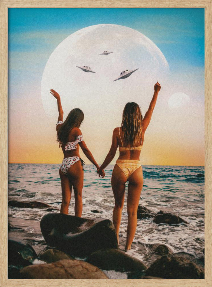 Hier zijn we, UFO | Poster