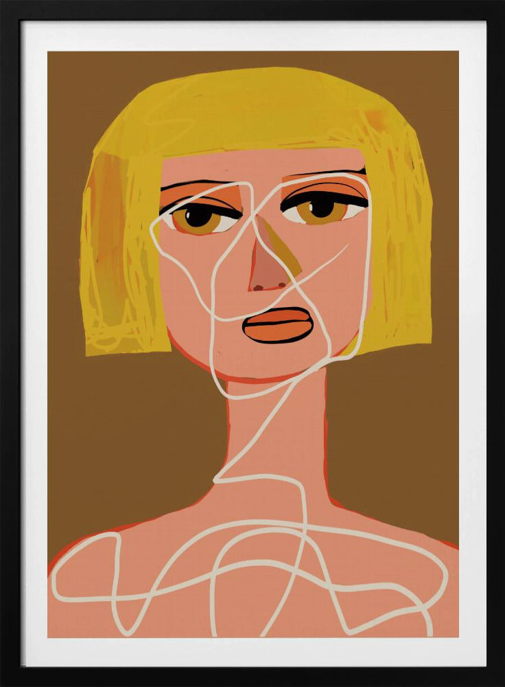 Vastgebonden vrouw Verstrikt | Poster