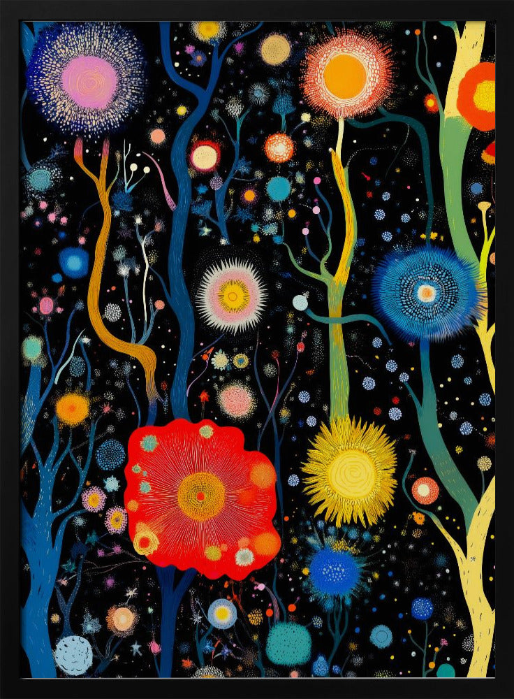 Levendige Hemelse Tuin | Poster