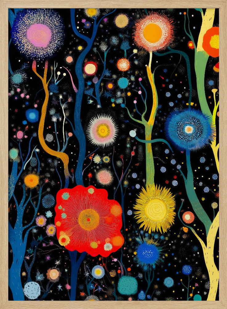 Levendige Hemelse Tuin | Poster