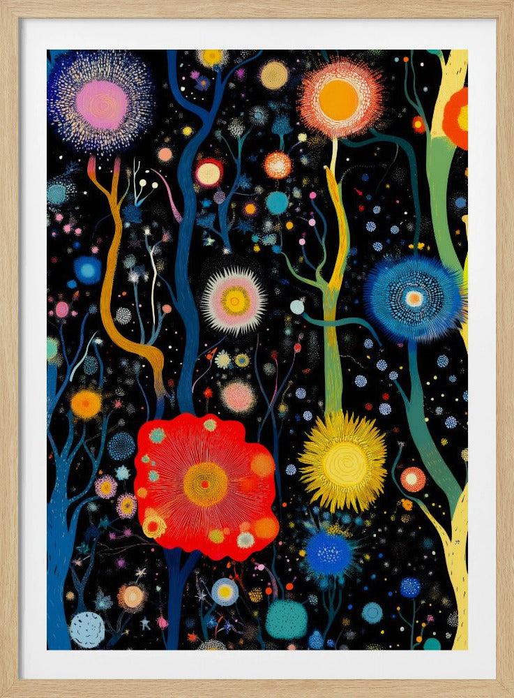 Levendige Hemelse Tuin | Poster