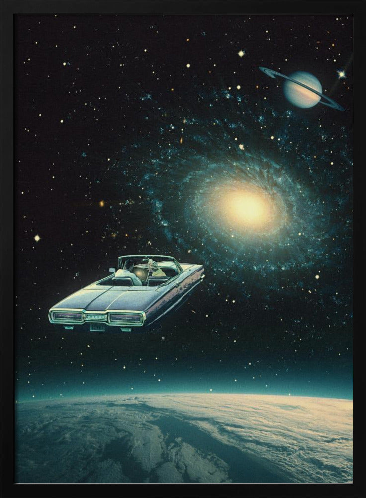 Rijden door de kosmos | Poster