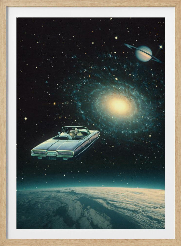 Rijden door de kosmos | Poster