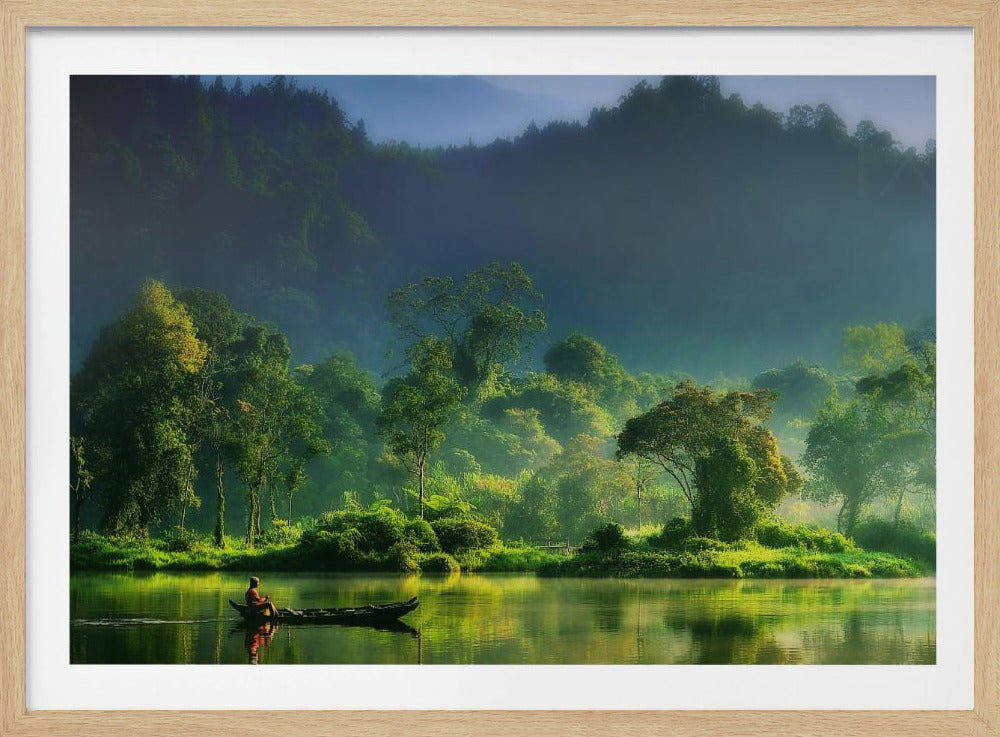 Schilderij van de natuur | Poster