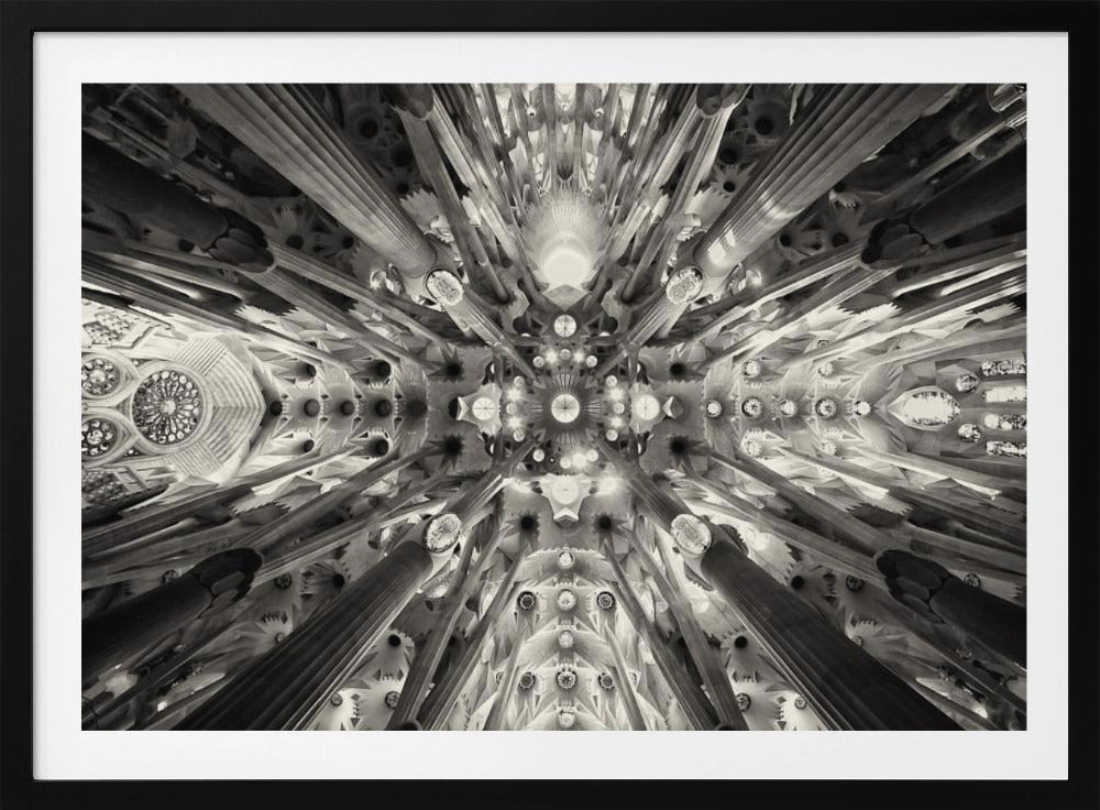 Kunstmatig bos - Sagrada Familia | Poster
