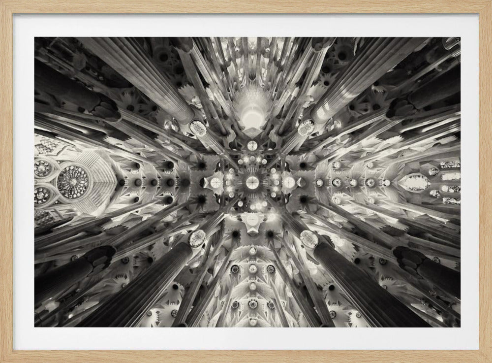 Kunstmatig bos - Sagrada Familia | Poster