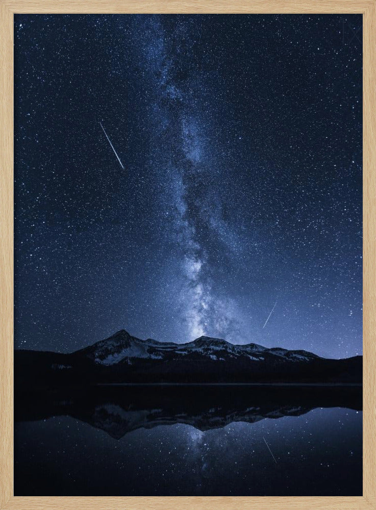 Reflectie van sterrenstelsels | Poster