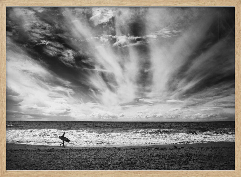 De eenzaamheid van een surfer | Poster