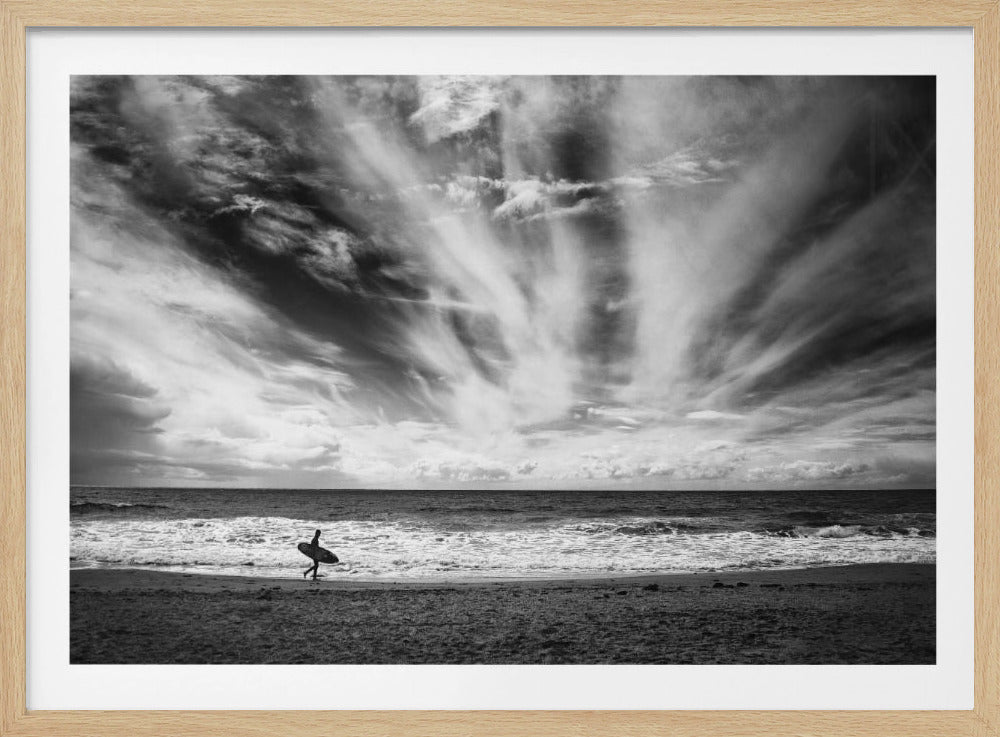 De eenzaamheid van een surfer | Poster