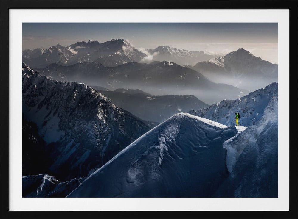 Stille momenten voor de afdaling | Poster