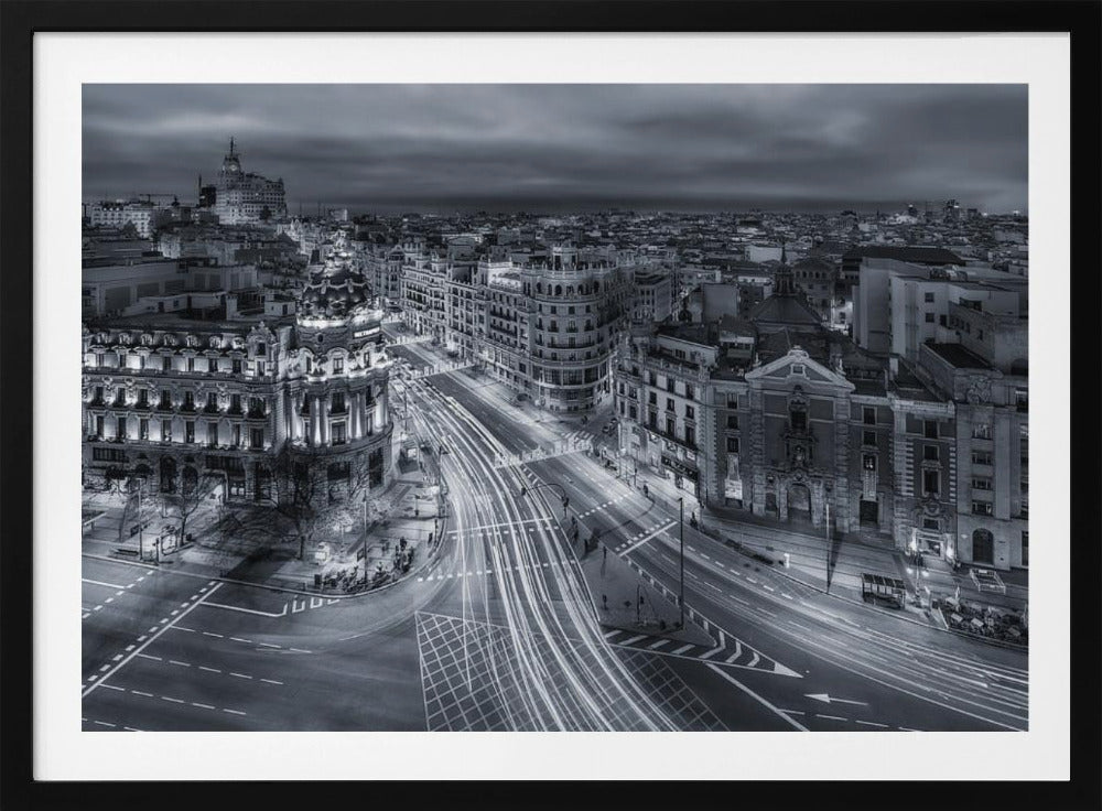 Stadslichten van Madrid | Poster