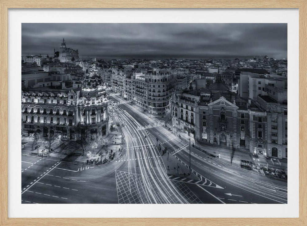 Stadslichten van Madrid | Poster