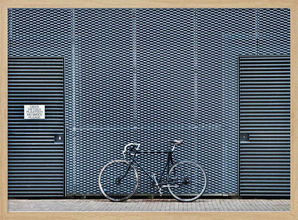 Geen fietsen toegestaan | Poster