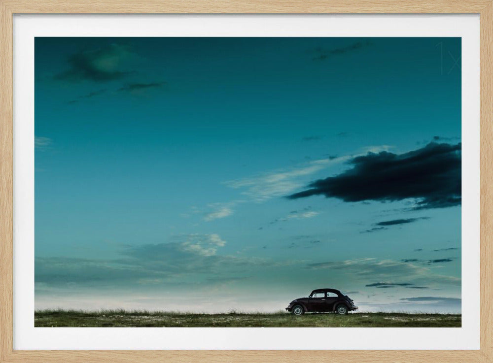 De Rode VW Kever | Poster