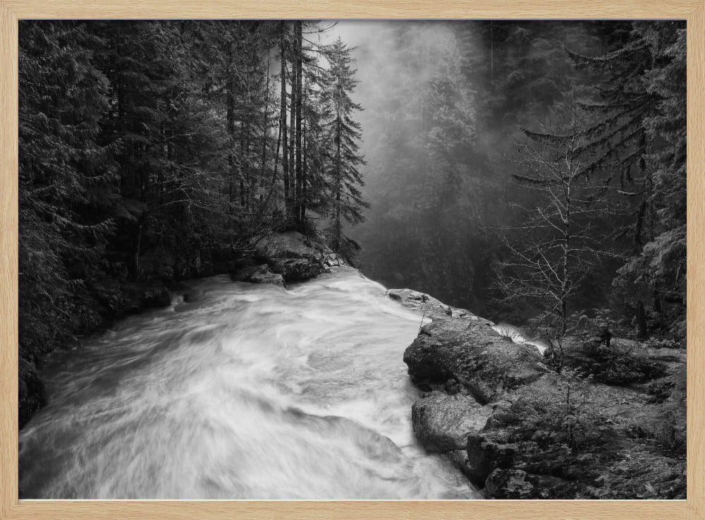 Over de watervallen | Poster