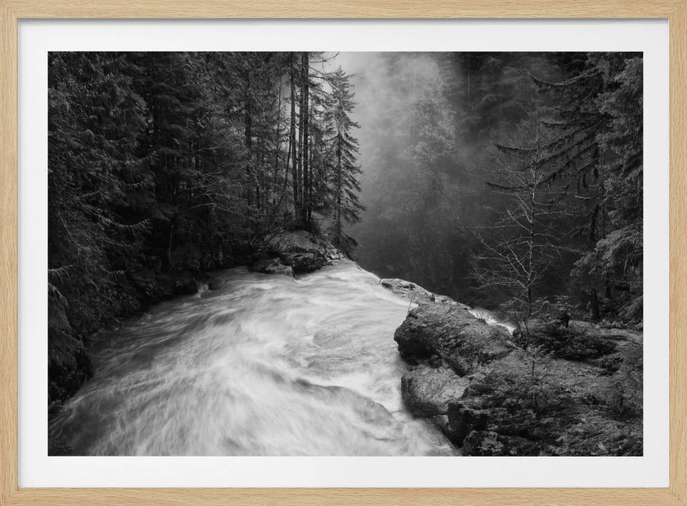Over de watervallen | Poster