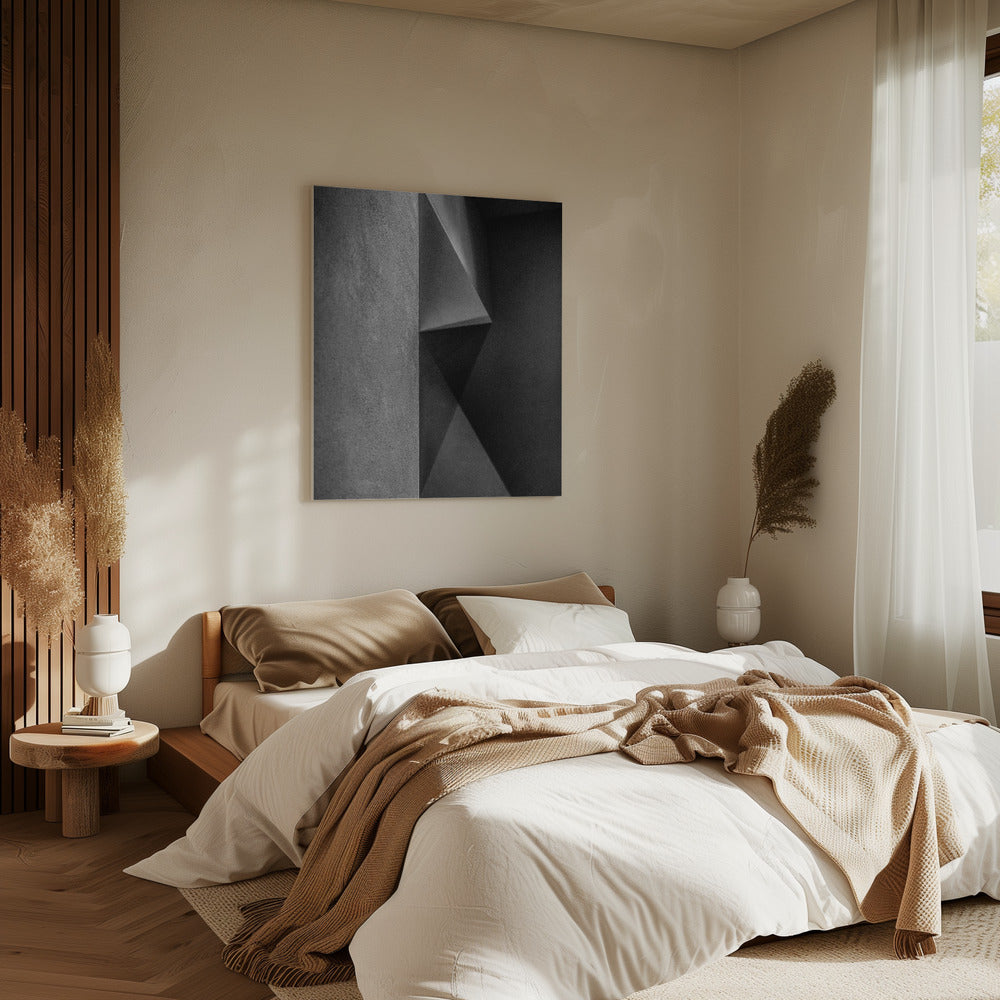 Grijze schaduwen | Canvas