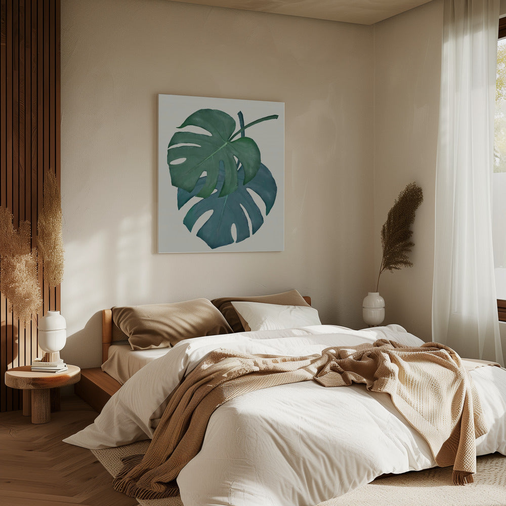Monstera Aqua 06 | Canvas
