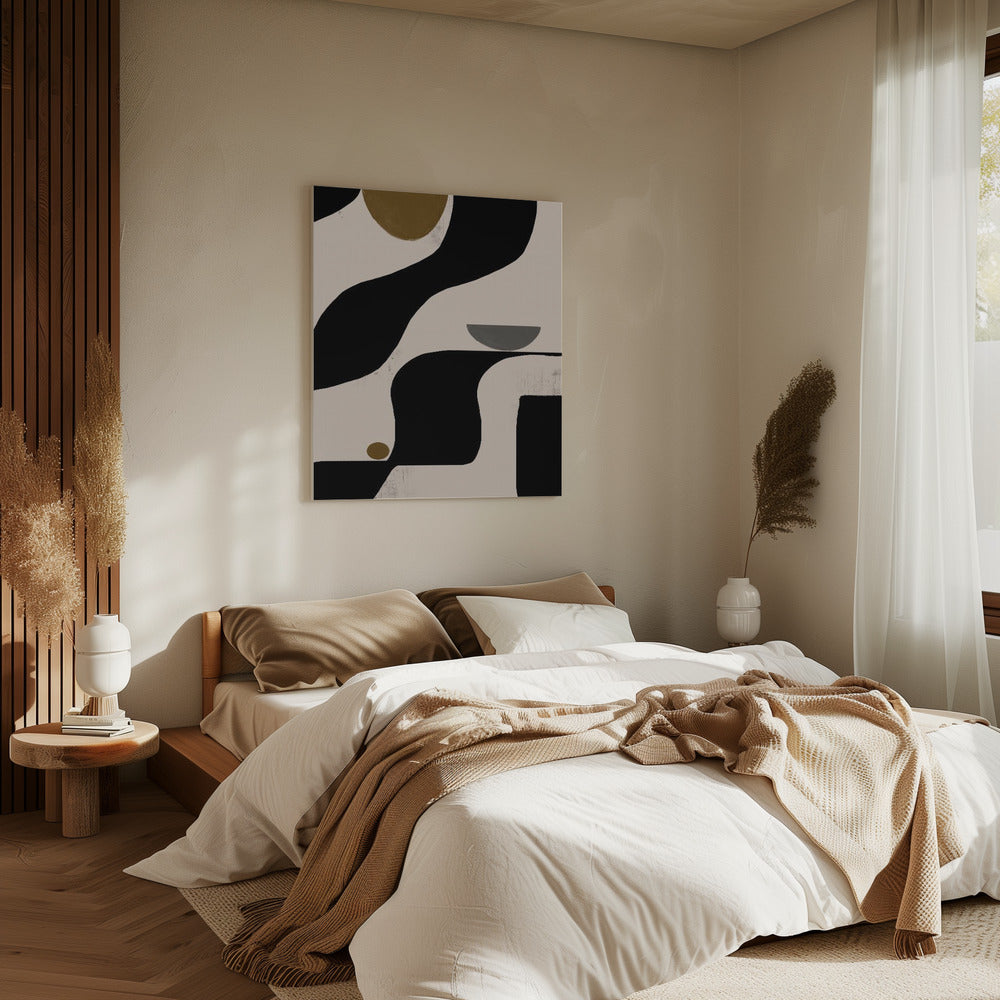 Vloeiende geometrie | Canvas