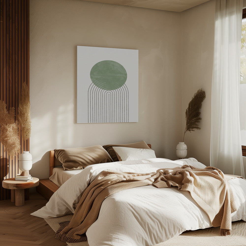 Groene baan echo's | Canvas