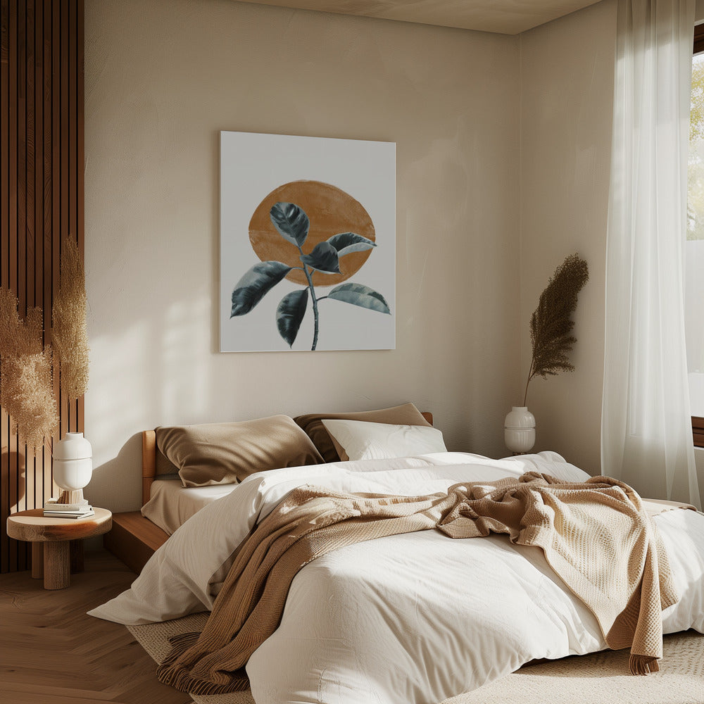 Blad en Zon | Canvas