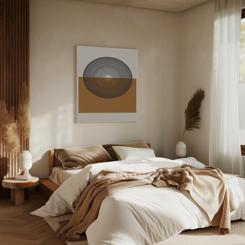 Concentrische reflecties | Canvas
