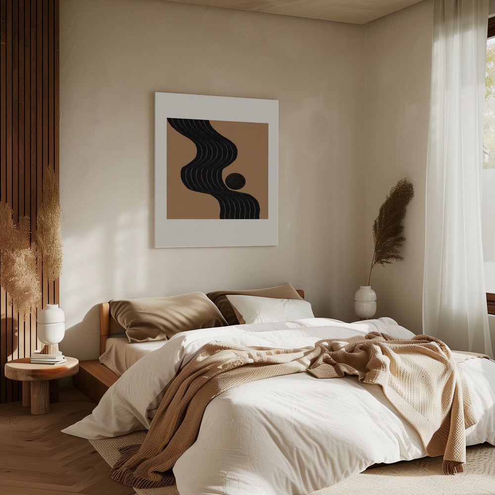 Harmonie van het gebogen pad | Canvas
