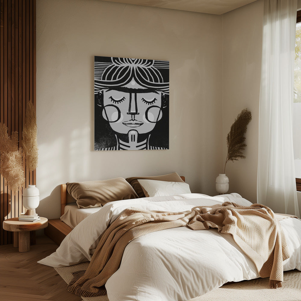 Symmetrische sereniteit | Canvas