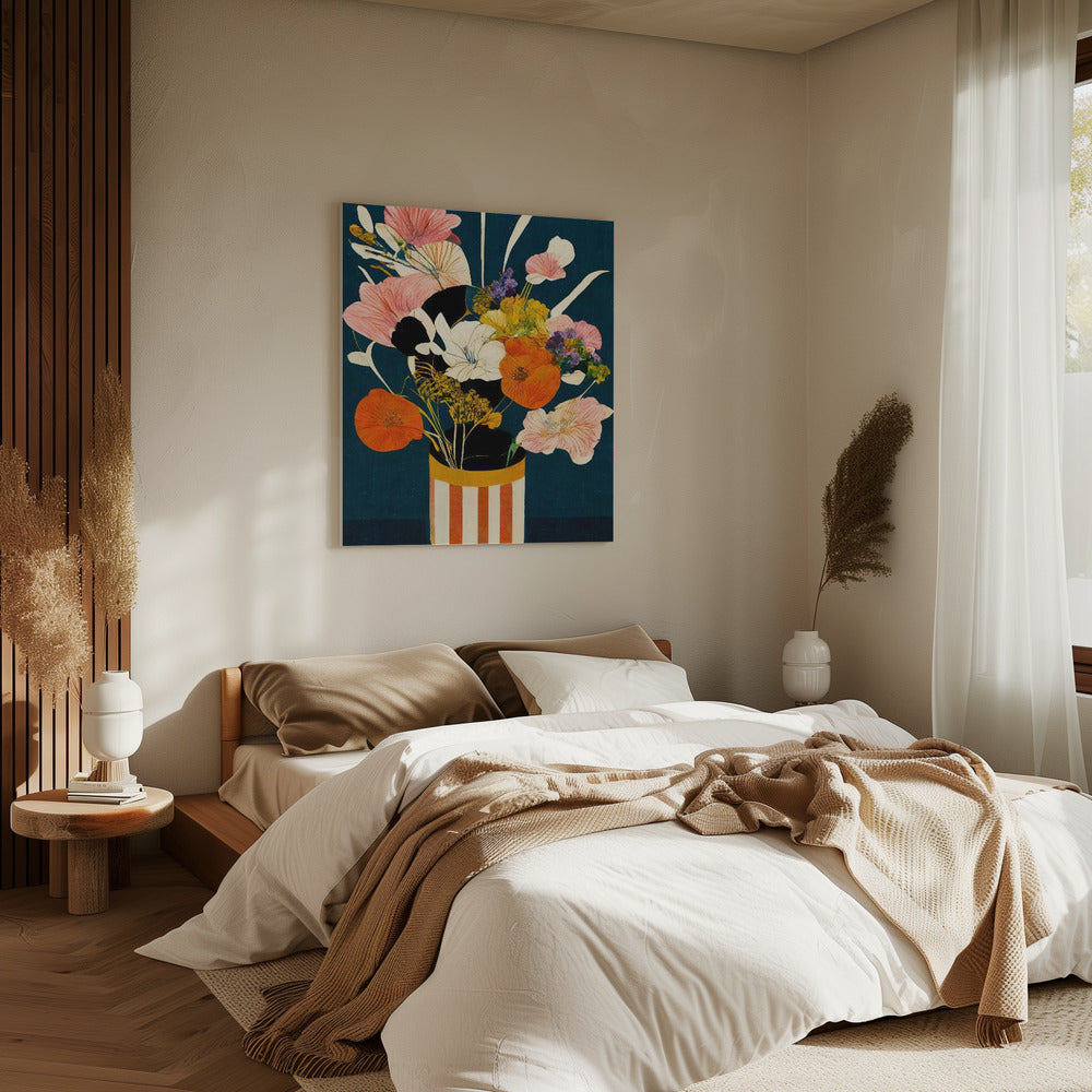 Levendige bloesems | Canvas