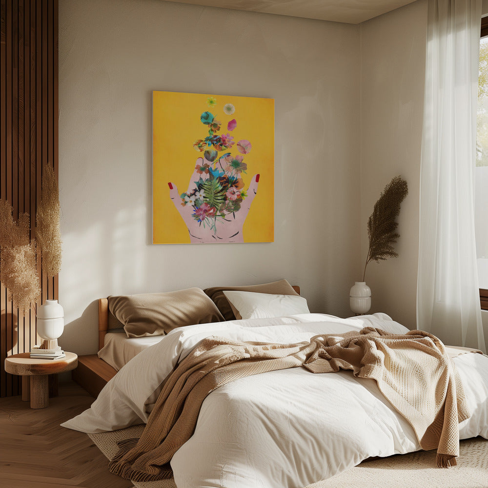 Bloemenwerveling | Canvas