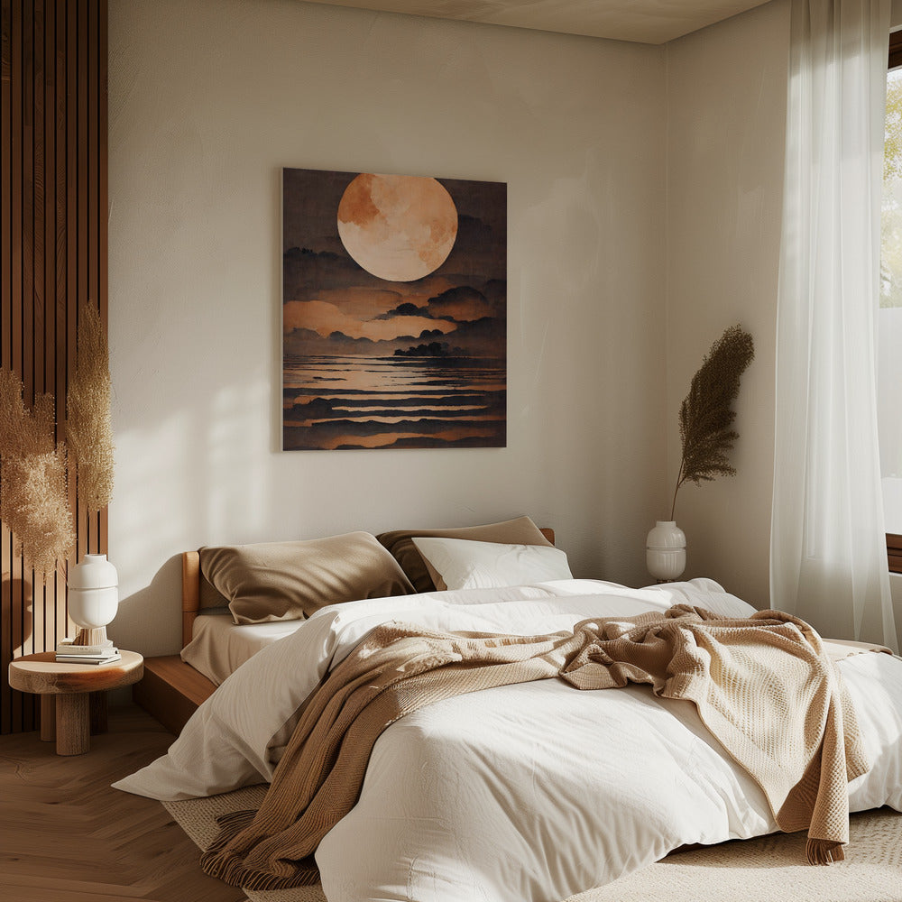 Volle maan | Canvas
