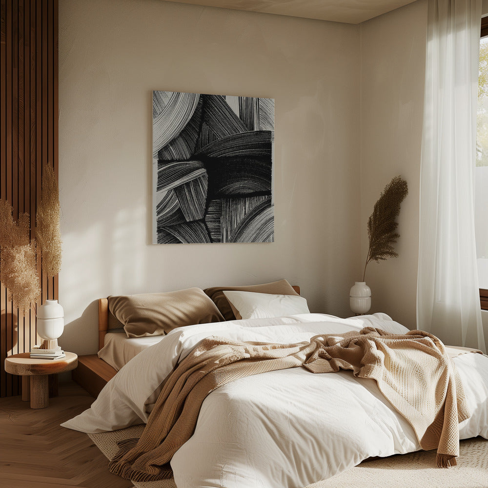 Gebogen Lijn Symfonie | Canvas