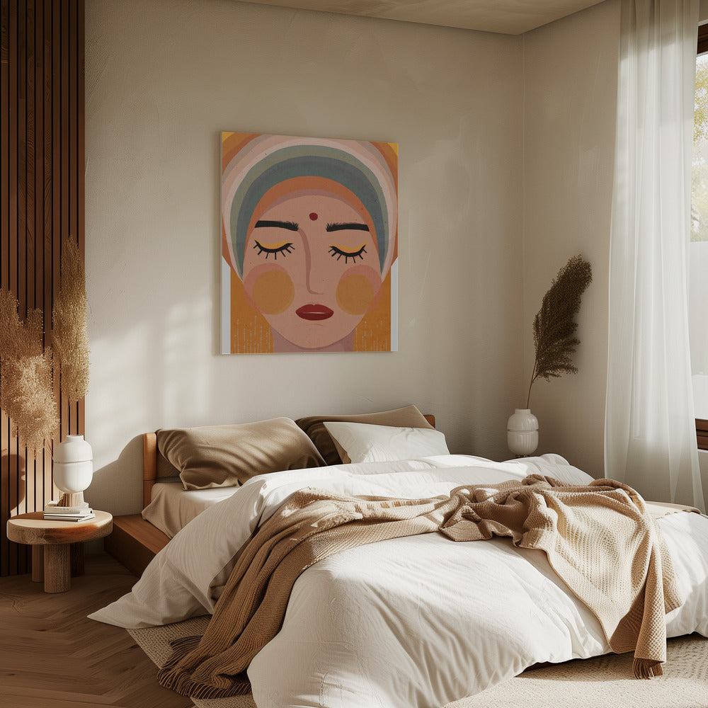 Serene contemplatie | Canvas