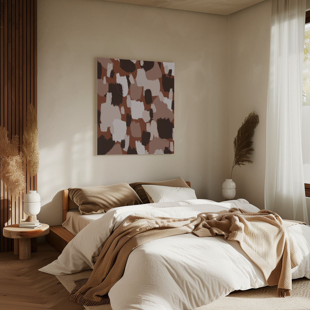 Aardse penseelstreken | Canvas