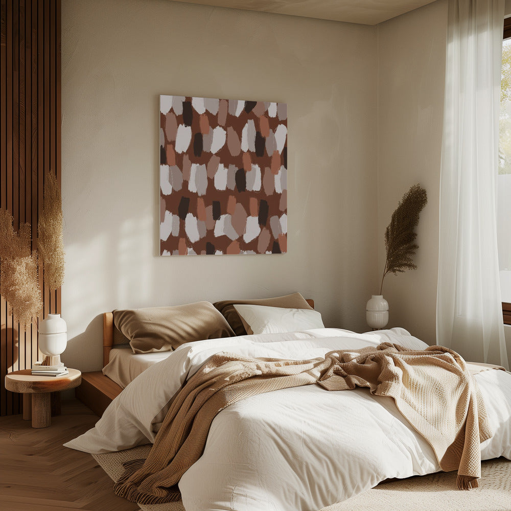 Aardse penseelstreken | Canvas