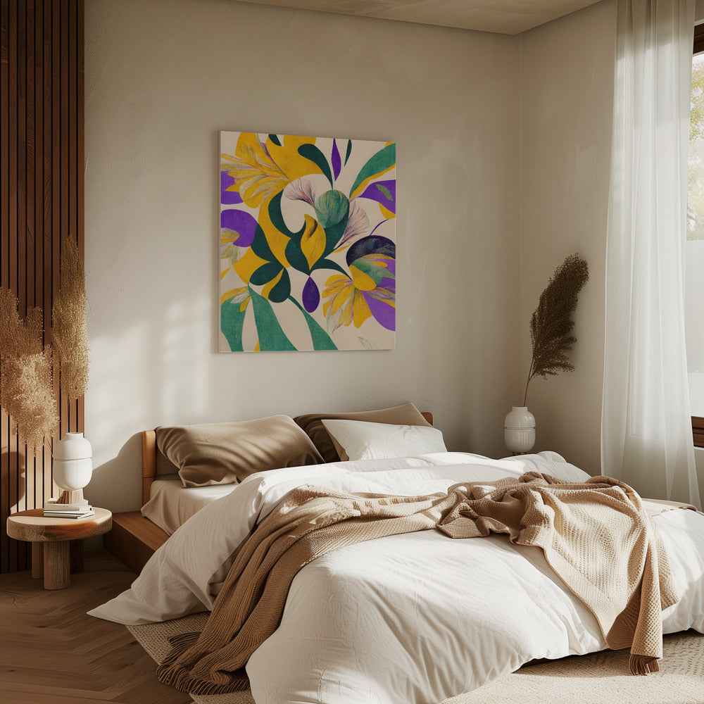 Lentebloemen | Canvas